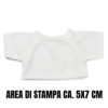 area di stampa su maglietta per peluche grande personalizzabile Digitalshirt