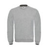 Felpa baseball girocollo unisex 280 gr grigio melange| digitalshirt.it
