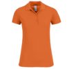 polo da donna personalizzabile colore arancio | DIGITALSHIRT.IT