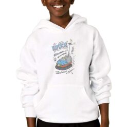 Autoscontri felpa con cappuccio personalizzata bambino digitalshirtbianco