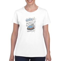 Autoscontri t-shirt personalizzata donna digitalshirt bianco