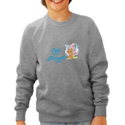 1 Anno felpa senza cappuccio personalizzata bambino digitalshirt grigia