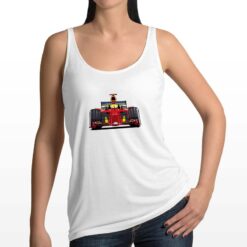 F1 canottiera personalizzata donna digitalshirt bianca