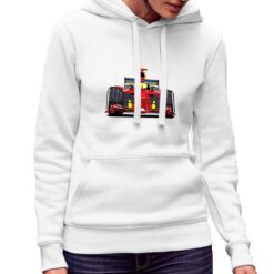 F1 felpa con cappuccio personalizzata donna digitalshirt bianca.jpg