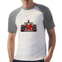 F1 t-shirt bicolor personalizzata uomo digitalshirt grigia