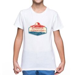 Alien Expedition t-shirt personalizzata bambino digitalshirt bianca