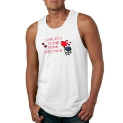 Amore Spaziale canotta personalizzata uomo digitalshirt bianca