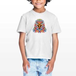 Acquila Colorata t-shirt personalizzata bambino digitalshirt bianca
