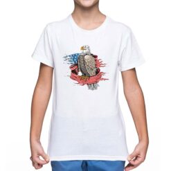 Aquila t-shirt personalizzata bambino digitalshirt bianca