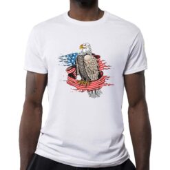 Aquila t-shirt personalizzata uomo digitalshirt bianca