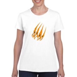 Artiglio t-shirt personalizzata donna digitalshirt bianco