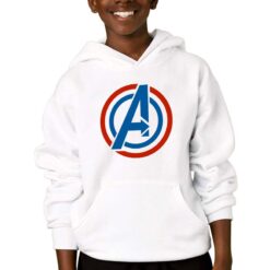 Avengers felpa con cappuccio personalizzata bambino digitalshirtbianco