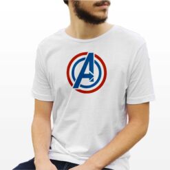 Avengers t-shirt personalizzata uomo digitalshirt bianca