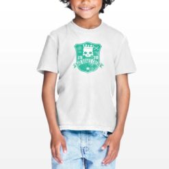 Bad Bones Crew t-shirt personalizzata bambino digitalshirt bianca