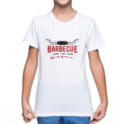 Barbecue t-shirt personalizzata bambino digitalshirt bianca