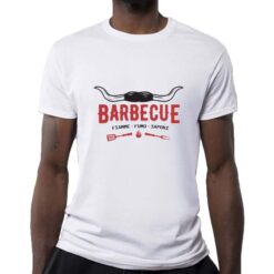 Barbecue t-shirt personalizzata uomo digitalshirt bianca