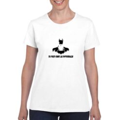 Batman t-shirt personalizzata donna digitalshirt bianco