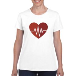 Battido Flat t-shirt personalizzata donna digitalshirt bianco
