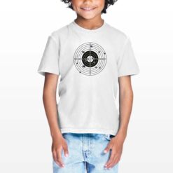 Bersaglio t-shirt personalizzata bambino digitalshirt bianca