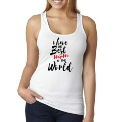 Best Mom canottiera personalizzata donna digitalshirt bianca