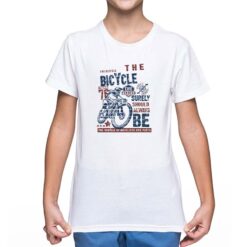 Bicycle t-shirt personalizzata bambino digitalshirt bianca
