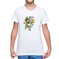 Birra Folletto San Patrizio t-shirt personalizzata bambino digitalshirt bianca