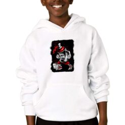 Bomboletta Spray felpa con cappuccio personalizzata bambino digitalshirtbianco