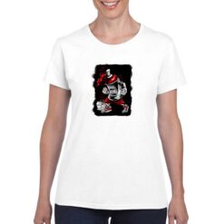 Bomboletta Spray t-shirt personalizzata donna digitalshirt bianco