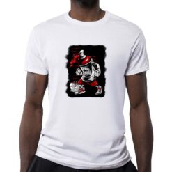 Bomboletta Spray t-shirt personalizzata uomo digitalshirt bianca