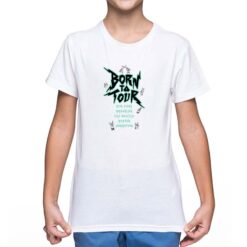 Born Tour t-shirt personalizzata bambino digitalshirt bianca