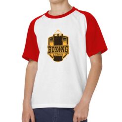 Boxing Club t-shirt bicolor personalizzata bambino digitalshirt rossa