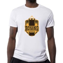 Boxing Club t-shirt personalizzata uomo digitalshirt bianca