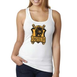 Boxing canottiera personalizzata donna digitalshirt bianca