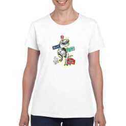 Brave t-shirt personalizzata donna digitalshirt bianco