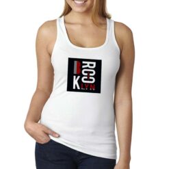 Brooklyn canottiera personalizzata donna digitalshirt bianca