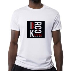 Brooklyn t-shirt personalizzata uomo digitalshirt bianca