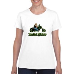 Budai Rider t-shirt personalizzata donna digitalshirt bianco