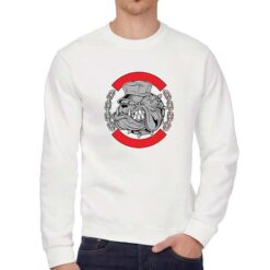 Bulldog Cappellino felpa senza cappuccio personalizzata uomo digitalshirt bianca