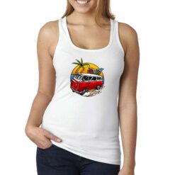 California canottiera personalizzata donna digitalshirt bianca