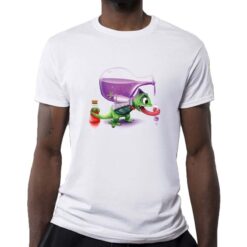 Calmaleonte Cimico t-shirt personalizzata uomo digitalshirt bianca