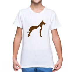 Cane Gatto t-shirt personalizzata bambino digitalshirt bianca