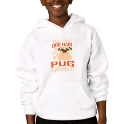 Carlino felpa con cappuccio personalizzata bambino digitalshirtbianco