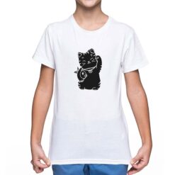 Cat Fish t-shirt personalizzata bambino digitalshirt bianca