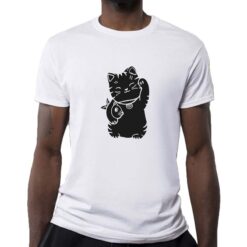 Cat Fish t-shirt personalizzata uomo digitalshirt bianca