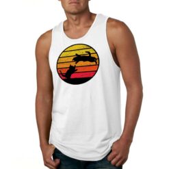 Cat Silhouette duo canotta personalizzata uomo digitalshirt bianca