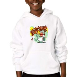 Chef Baffo felpa con cappuccio personalizzata bambino digitalshirtbianco