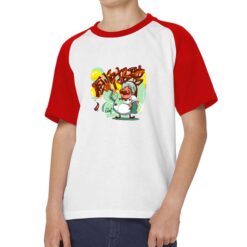 Chef Baffo t-shirt bicolor personalizzata bambino digitalshirt rossa