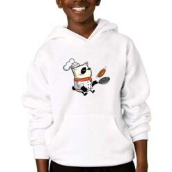 Chef Panda felpa con cappuccio personalizzata bambino digitalshirtbianco