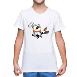 Chef Panda t-shirt personalizzata bambino digitalshirt bianca