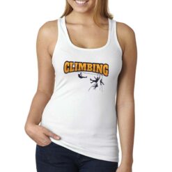 Climbing canottiera personalizzata donna digitalshirt bianca